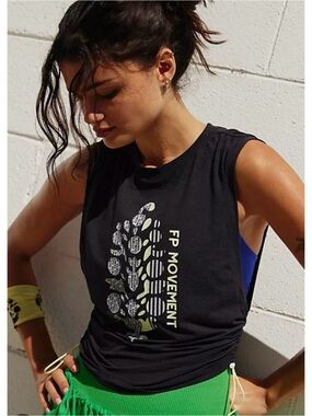 Free People Movement tempo sport logo tank